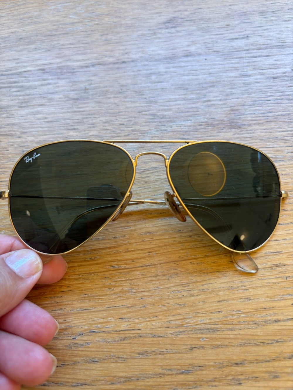 Ray-Ban aviator gold frame - Picture 6 of 8